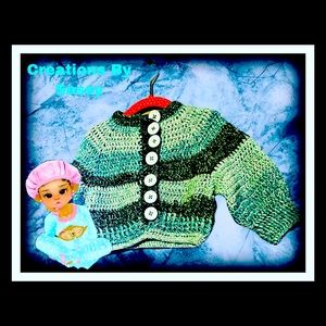 Handmade Crochet baby sweater